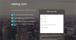 Desktop Screenshot of nablog.com